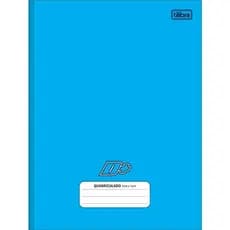 Caderno Quadriculado 1x1 mm Brochura d+ Azul 96 Folhas Tilibra
