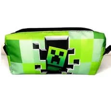 Estojo Escolar Minecraft Verde