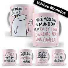 Caneca Flork Amiga Amizade Melhores Amigas - Você Merecia o Mundo