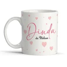 Caneca Padrinhos Batismo Presente Dindos Lembrança Dindo Dinda