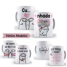 Caneca Personalizada Cu Cunhada Flork Presente - Tem Cunhada que vale a Pena