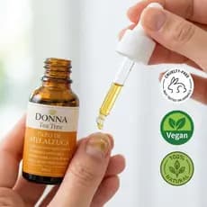 Óleo Melaleuca Tea Tree 30ml Donna Antisséptico Antifúngico Micose Unhas Pele Frieiras 100% Natural