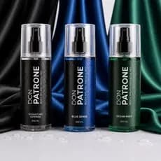 Kit 3 Body Splash Masculino Don Patrone 200ml – Inspirados no Seuvagem, Bleu e Acqua