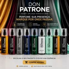 KIT BODY SPLASH DON PATRONE COLLECTIONS 9 Fragrâncias Importadas Desodorante Corporal Masculino