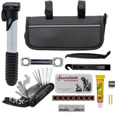 Kit Ferramentas Bike Chaves Remendo Reparo Bomba de Ar Bicicleta Bolsa Para o Quadro G-8