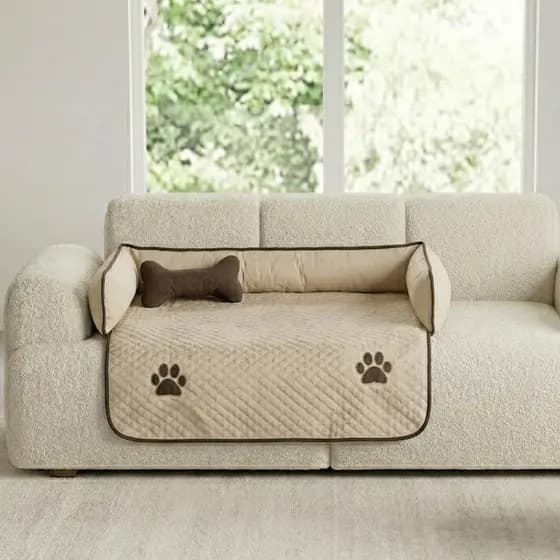 Protetor de Sofá para Cachorro Impermeável Antipelo Lavável Capa Pet