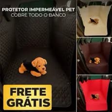 Capa Protetora Pet Impermeavel Banco de Carro Plus Size Cobre todo o Banco Estilo Cerca