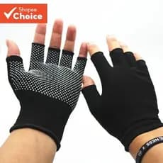 Luvas De Treino Antiderrapantes – Unissex Flexíveis Respiráveis E Elásticas Para Academia/Passeio/Pesca