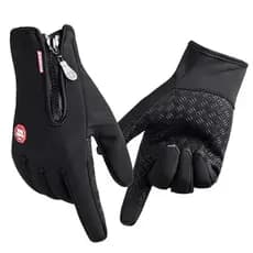 Luva De Motoqueiro Térmicas Unissex Touch Screen Impermeável Ciclista Moto Bike Bicicleta Ajustável R-A82