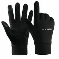 Luvas De Inverno Masculinas Impermeáveis Térmicas Com touch screen E Bolso Antiderrapante