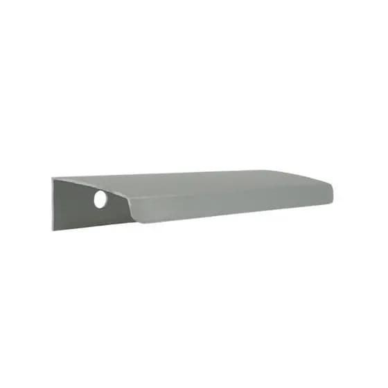 Kit 25 Puxadores FR58 100mm (10cm) Alumínio Anodizado Fosco Para Móveis Cômoda Armário Slim Moderno