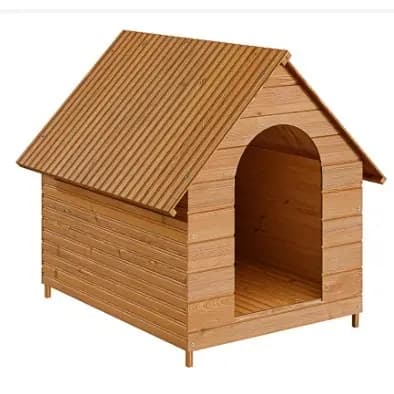 Casa Casinha Cachorro Madeira Envernizada Porte Médio N4