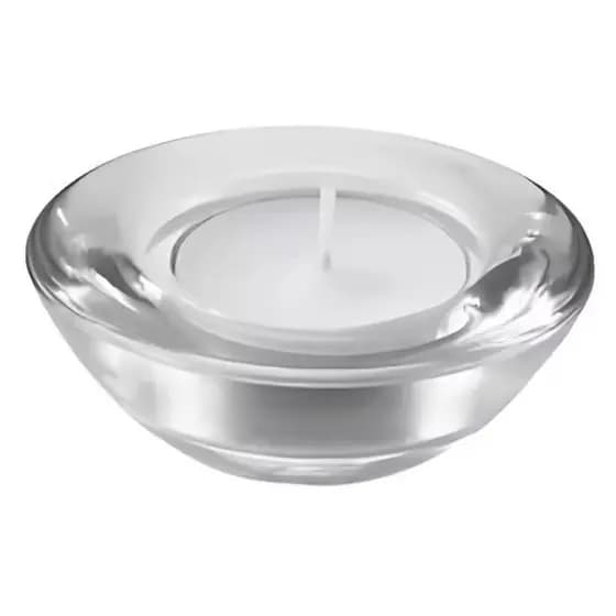 Kit 2/4/6 Castiçal Vidro Redondo Porta Vela Pequena Decoração Casamento Mesa Posta Lembrancinha