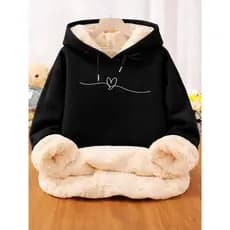 Moletom Feminino De Pelinho Inverno Casual Luxo Premium Elegante Macio Térmico