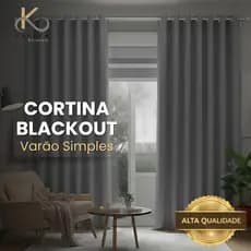 Cortina Blackout Premium 3 Metros para Varão - Corta Luz