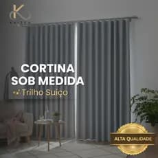 Cortinas Blackout Trilho suiço - Sob medida até 12m (alturas até 2,70m - indique no chat)