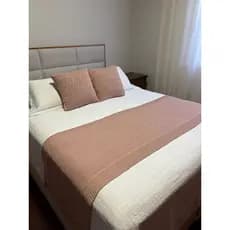 Peseira Manta Trico Diamante Solteiro Sofá Casal Queen King Cama Posta Home Decor
