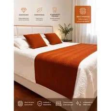 kit Manta Peseira Trico  Escama + 2 Capas de almofada Cama Posta Solteiro Sofá Casal Queen King