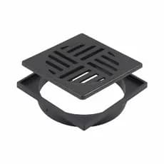 Ralo Automático Anti-Inseto Com Porta Ralo Preto Para Banheiro