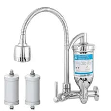 Torneira Gourmet Com Filtro de Água Pia de Cozinha 2 Jatos + 1 Refil de Filtro Vela Extra