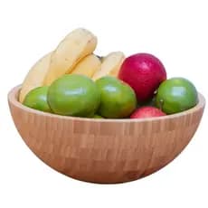 Bowl De Bambu - Saladeira Grande Oikos 28cm - Servir Salada, Tigela, Fruteira