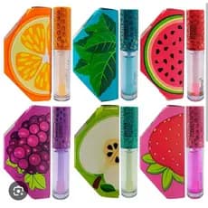 Gloss Lip Oil Hidratante Labial Quitanda – Morango | Brilho Intenso, Cheirinho de Frutas