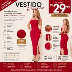 Vestido Midi Tomara Que Caia  Canelado com Bojo e Amarração nas Costas Veste do 38 a 40