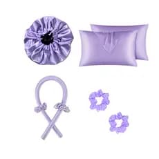 Kit Modelador de cahcos Touca e Scrunchies