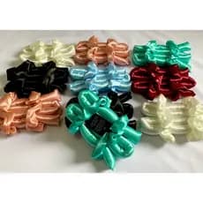 10 Unidades MODELADOR DE CACHOS EM CETIM + SCRUNCHIES