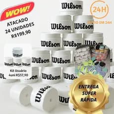 3un |4un| 6un| 12un ou 24un Overgrip Branco ou Colorido🎾 Perfurado Antiderrapante| Beach Tennis, Tênis, Padel e+