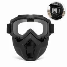 MÁSCARA ÓCULOS Facial Para Motocross Motociclismo Airsoft Paintball Trilha Ciclisto