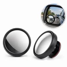 KIT 2 Unidades Espelho Retrovisor Redondo para Carro - Redução de Ponto Cego, Instalação Simples, Design Moderno