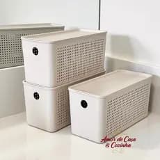CESTO ORGANIZADOR FLOW 27X12X13CM