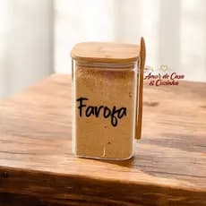 POTE JÚLIA 1,1L BOROSSILICATO COM TAMPA E COLHER DE BAMBU SELECIONE A PERSONALIZAÇÃO COZINHA CAFÉ