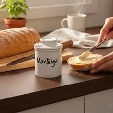 MANTEIGUEIRA FRANCESA DE PORCELANA PERSONALIZADA