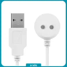 Cabo Carregador Indução Magnético Toys Usb Polos de 3 mm