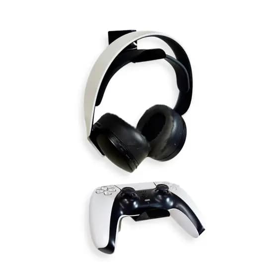 Suporte de Controle de Parede Acrílico Autoadesivo PS5 PS4 PS3 Xbox Switch PC Headset Fone de Ouvido
