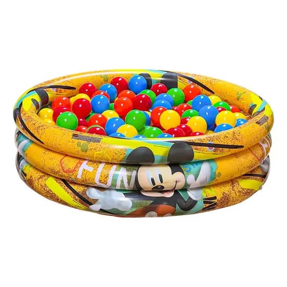 Piscina De Bolinhas Mickey Colorida +  50 Bolinhas