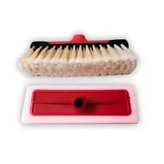 Kit Vassoura e Esfregão Pisos Delicados Porcelanato S/ Cabo