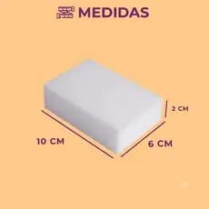 Kit Esponjas Magica 5 10  15 ou 20 Unidades para Limpeza Bucha Branca Tira Manchas