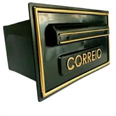 Caixa de correio pvc, muro, portão automático, grade