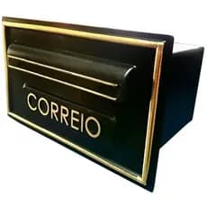 Caixa de Correio Pvc Muro, Portão, Embotir ou Fixar Port. Automático