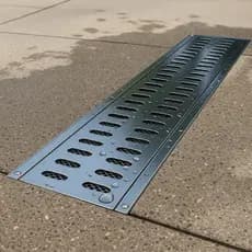 Grelha Inox Premium 15x50cm c/Tela Anti-Insetos Ralo Linear para Área Externa ou Sacada Área Gourmet