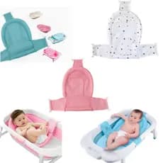 rede apoio de banho para banheira bebe com 3 pontas e trava