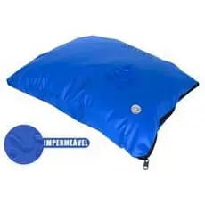 Capa Travesseiro 50 X 70 Cm Ziper Impermeável Hospitalar- Azul