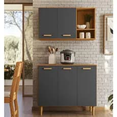 Kit Cozinha Susi 5 Portas acetinado Acetinada Poliman