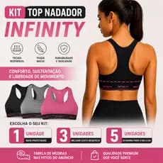 kit 1/3 ou 5 Tops Nadador Algodão Conforto Para O Dia A Dia E Academia