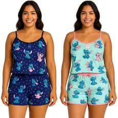 Kit Baby Doll estampado Promoção Barato promoção pijama