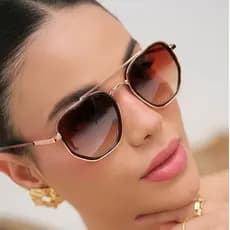 890 Óculos De sol  Moda feminino masculino  Vintage  aviador