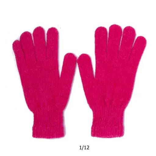 LUVA DE VELUDO LISO COLORIDO ADULTO FEMININO/LL23-33